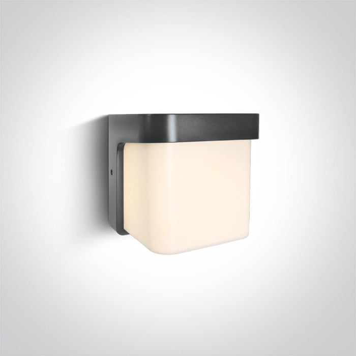 One Light 67492/AN/W ANTHRACITE WALL LED 12W WW IP54 230V