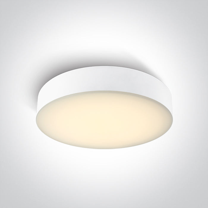 One Light 67498/W/V WHITE PLAFO 20W CCTV IP65 230V