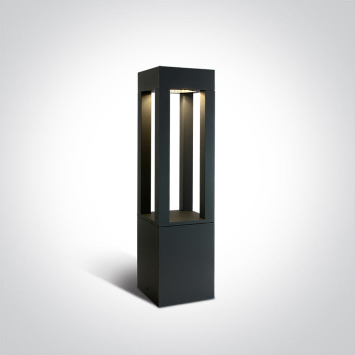 One Light 67504/AN/W ANTHRACITE LED BOLLARD 60cm 22W WW IP65 230V