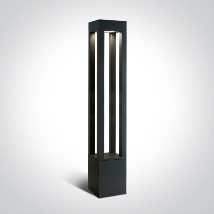 One Light 67504A/AN/C ANTHRACITE LED BOLLARD 90cm 22W CW IP65 230V