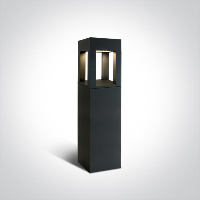 One Light 67506/AN/W ANTHRACITE LED BOLLARD 60cm 22W WW IP65 230V
