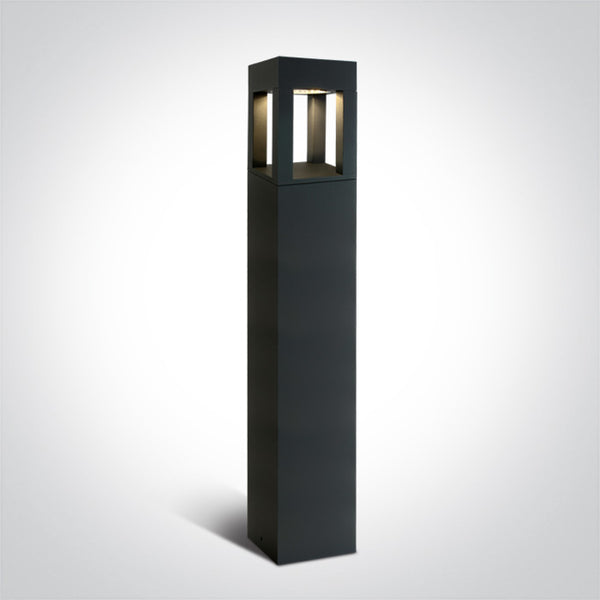 One Light 67506A/AN/W ANTHRACITE LED BOLLARD 90cm 22W WW IP65 230V