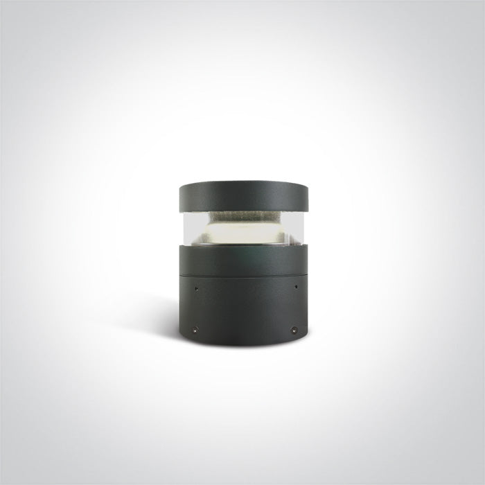 One Light 67510/AN/C ANTHRACITE LED BOLLARD 20cm 20W CW IP65 230V