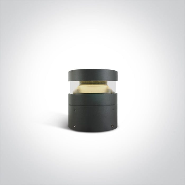 One Light 67510/AN/W ANTHRACITE LED BOLLARD 20cm 20W WW IP65 230V