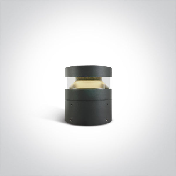 One Light 67510/AN/W ANTHRACITE LED BOLLARD 20cm 20W WW IP65 230V