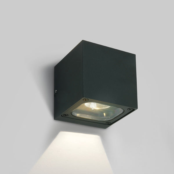 One Light 67524A/AN/W ANTHRACITE WALL 6W WW IP65 230V