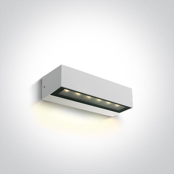 One Light 67526A1/W/W WHITE 8W WW IP65 230V