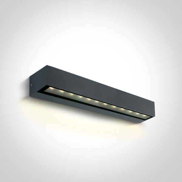 One Light 67526A2/AN/W ANTHRACITE 9W WW IP65 230V