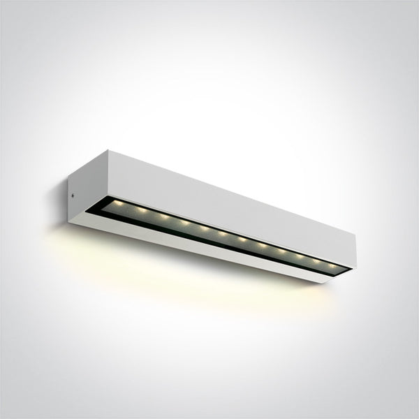 One Light 67526A2/W/W WHITE 9W WW IP65 230V