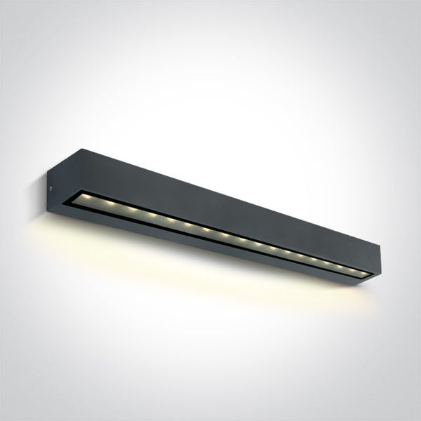 One Light 67526A3/AN/W ANTHRACITE 13W WW IP65 230V