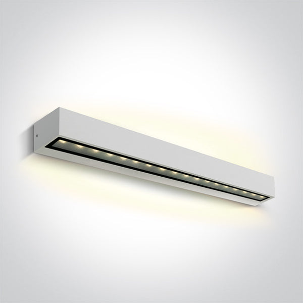 One Light 67526B3/W/W WHITE 2x13W WW IP65 230V