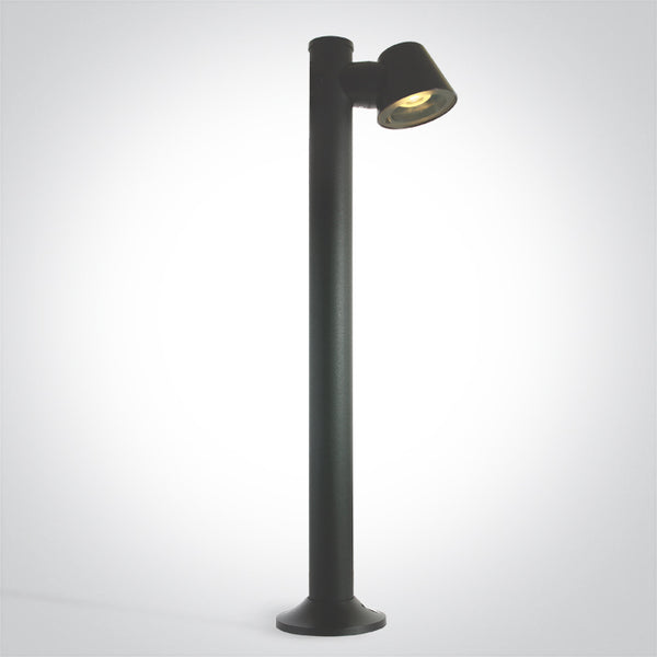 One Light 67534B/AN ANTHRACITE POST GU10 6W IP65 100-240V