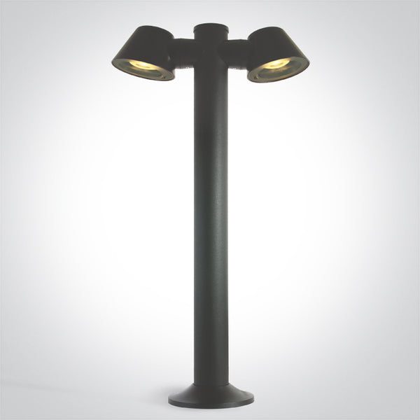 One Light 67534C/AN ANTHRACITE POST GU10 2x6W IP65 100-240V