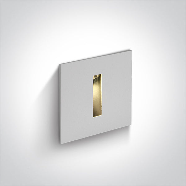 One Light 68004/W/W WHITE RECESSED 3W WW DARK LIGHT IP54 350mA