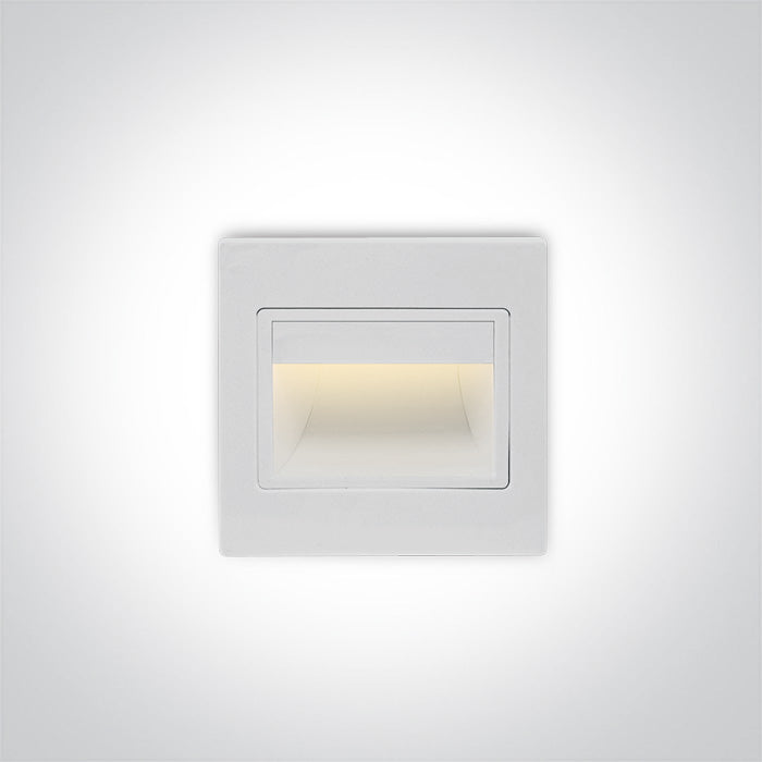 One Light 68007/W/W WHITE COB LED INBOX 1,5w WW 100-240v