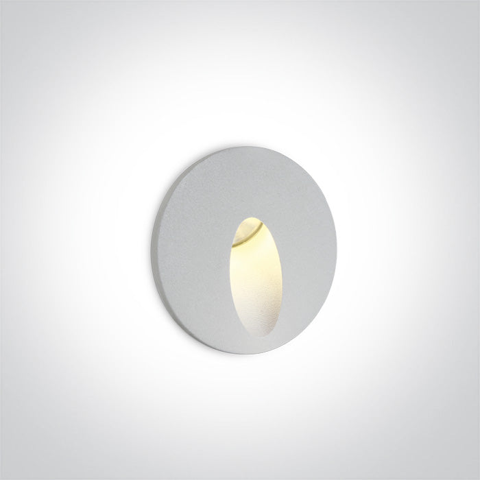 One Light 68030/W/W WHITE RECESSED IP54 1x3w WW 100-240V