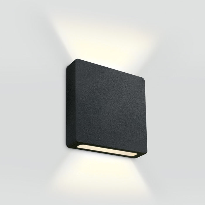 One Light 68074B/B/W BLACK IP65 WALL RECESSED COB LED 2w WW 700mA DARK LIGHT