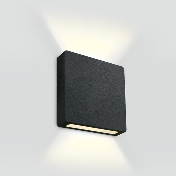 One Light 68074B/B/W BLACK IP65 WALL RECESSED COB LED 2w WW 700mA DARK LIGHT