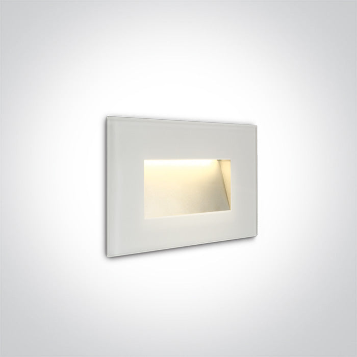 One Light 68076/W/W WHITE IP65 LED 4W WW 230V