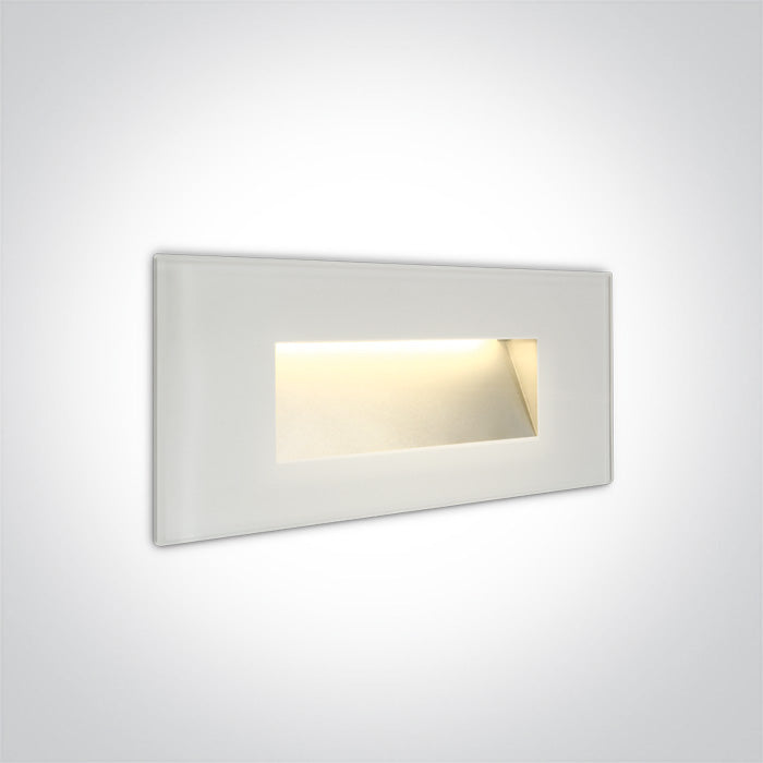 One Light 68076A/W/W WHITE IP65 LED 5W WW 230V