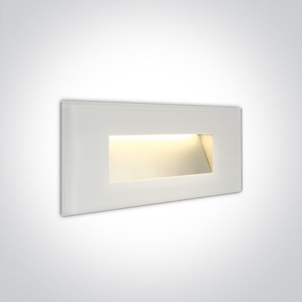 One Light 68076A/W/W WHITE IP65 LED 5W WW 230V
