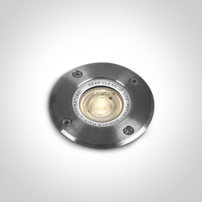 One Light 69006G S/STEEL Driveway Light GU10 35w IP67