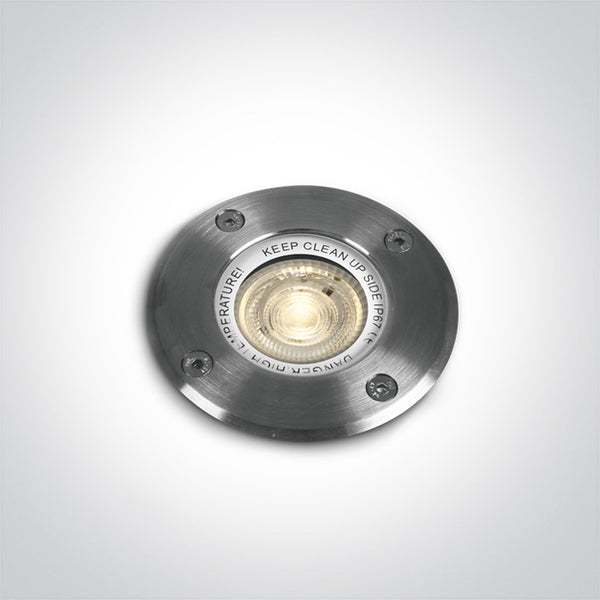 One Light 69006G S/STEEL Driveway Light GU10 35w IP67