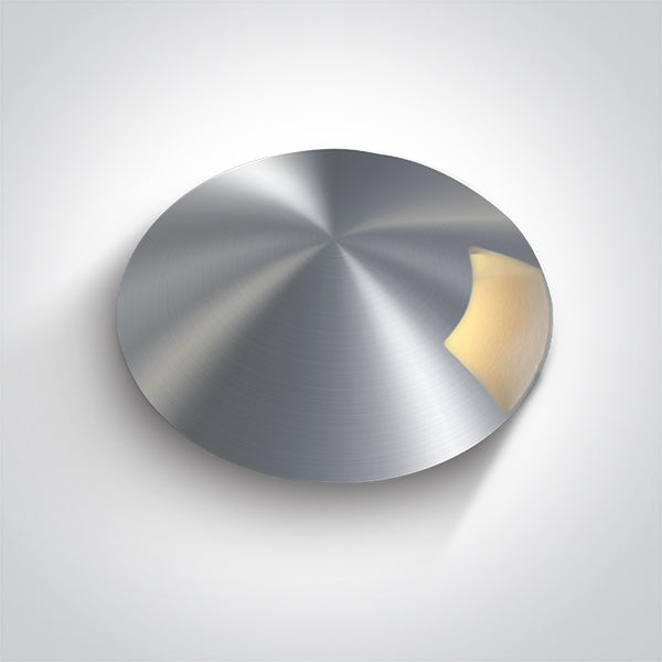 One Light 69015A/AL/W ALUMINIUM IP67 INGROUND 3W WW 24VDC