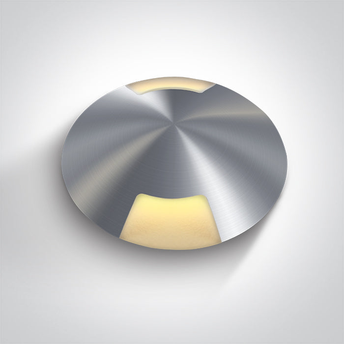 One Light 69015B/AL/W ALUMINIUM IP67 INGROUND 3W WW 24VDC