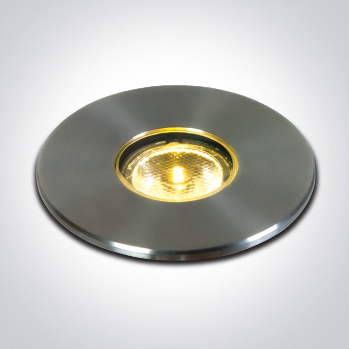 One Light 69028A/W SS316 INGROUND LED 2W WW 230V IP67