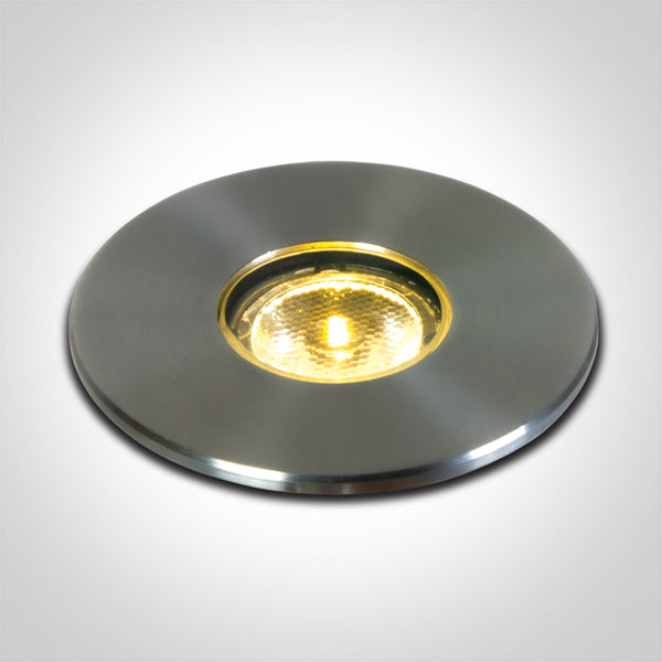 One Light 69028A/W SS316 INGROUND LED 2W WW 230V IP67
