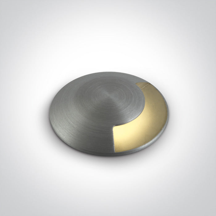 One Light 69042A/AL/W ALUMINIUM IP67 INGROUND LED 1W WW 350mA