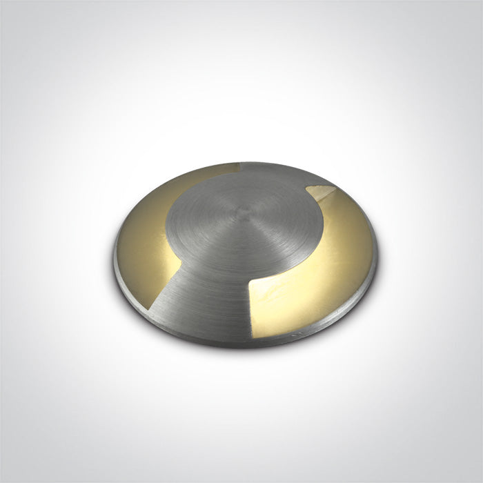 One Light 69042B/AL/W ALUMINIUM IP67 INGROUND LED 1W WW 350mA