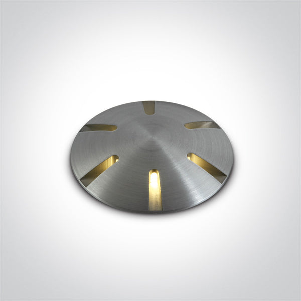 One Light 69044/AL/W ALUMINIUM IP67 INGROUND LED 1W WW 350mA