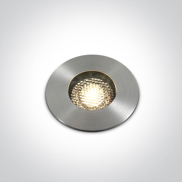 One Light 69052A/W ALUMINIUM IP67 INGROUND COB LED 13W WW 36deg 350mA