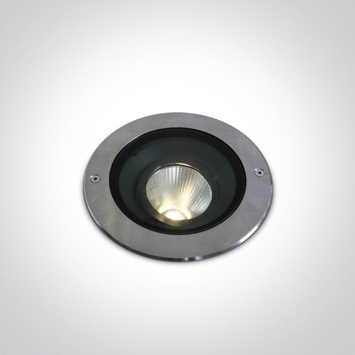 One Light 69054/W S/STEEL316 INGROUND COB LED 15W WW 20deg IP67 230V DIMMABLE ADJUSTABLE