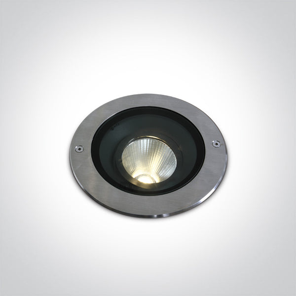 One Light 69054/W S/STEEL316 INGROUND COB LED 15W WW 20deg IP67 230V DIMMABLE ADJUSTABLE