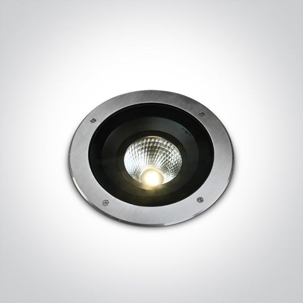 One Light 69054A/W S/STEEL316 INGROUND COB LED 30W WW 20deg IP67 230V DIMMABLE ADJUSTABLE