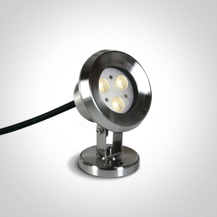 One Light 69064A/C 3X1W LED CW SS316 IP68 ADJUSTABLE UNDERWATER 24V