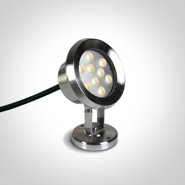 One Light 69064C/W 9X1W WW SS316 IP68 ADJUSTABLE UNDERWATER 24V