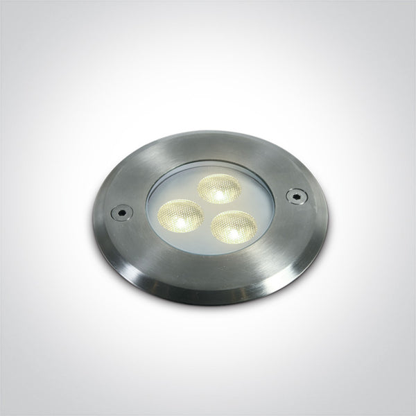 One Light 69066A/C 3x1W LED CW SS316 IP68 RECESSED UNDERWATER 24V