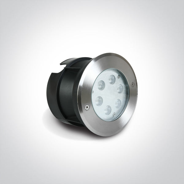 One Light 69066B/W 6X1W LED WW SS316 IP68 RECESSED UNDERWATER 24V