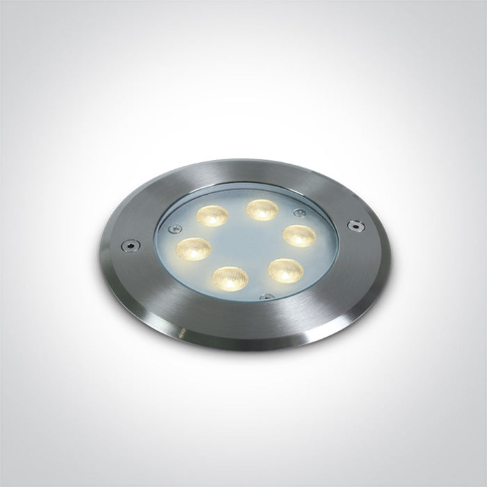 One Light 69066B/C 6X1W LED CW SS316 IP68 RECESSED UNDERWATER 24V