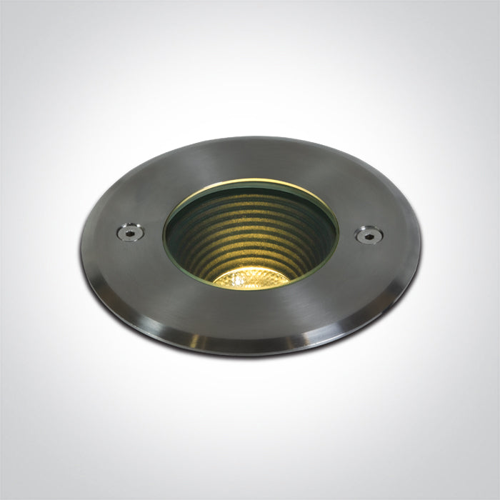 One Light 69070B/W SS316L IP67 INGROUND COB 10W WW  230V DARK LIGHT