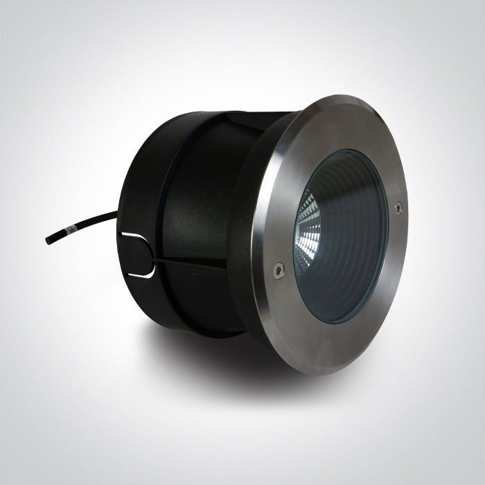 One Light 69070B/W SS316L IP67 INGROUND COB 10W WW  230V DARK LIGHT