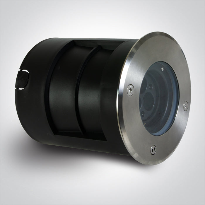 One Light 69074A/W SS316L IP67 INGROUND ADJUSTABLE 3x1,5W WW 230V DARK LIGHT