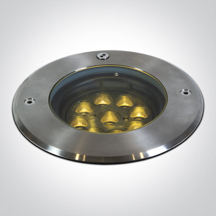 One Light 69074B/W SS316L IP67 INGROUND ADJUSTABLE 9x1,5W WW 230V DARK LIGHT