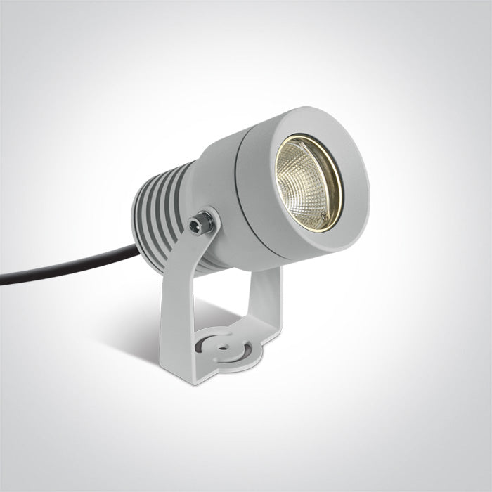 One Light 7046/W/W WHITE LED 10W WW 50d IP65 SPIKE 230V