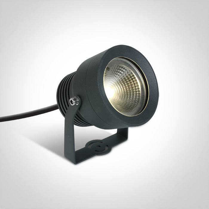 One Light 7047/AN/W ANTHRACITE LED 20W WW 50d IP65 SPIKE 230V