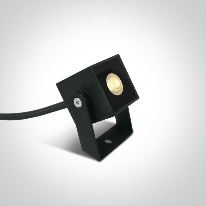 One Light 7052B/AN/W ANTHRACITE LED 1w WW IP65 40deg 24vDC